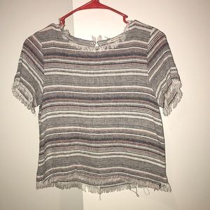 Stripped dress top